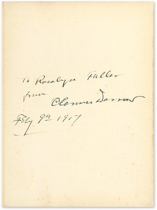 A Persian Pearl and Other Essays, Inscribed by Darrow.