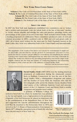 The Civil Code of the State of New York... 1865