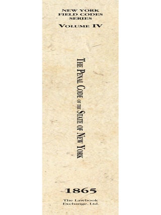 The Penal Code of the State of New York