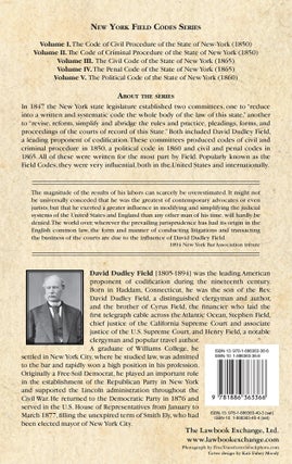 The Penal Code of the State of New York