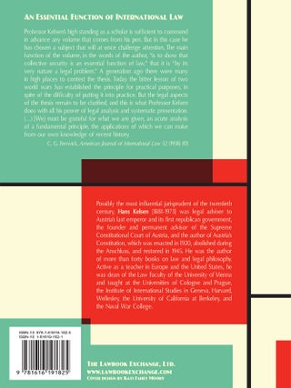 Collective Security Under International Law