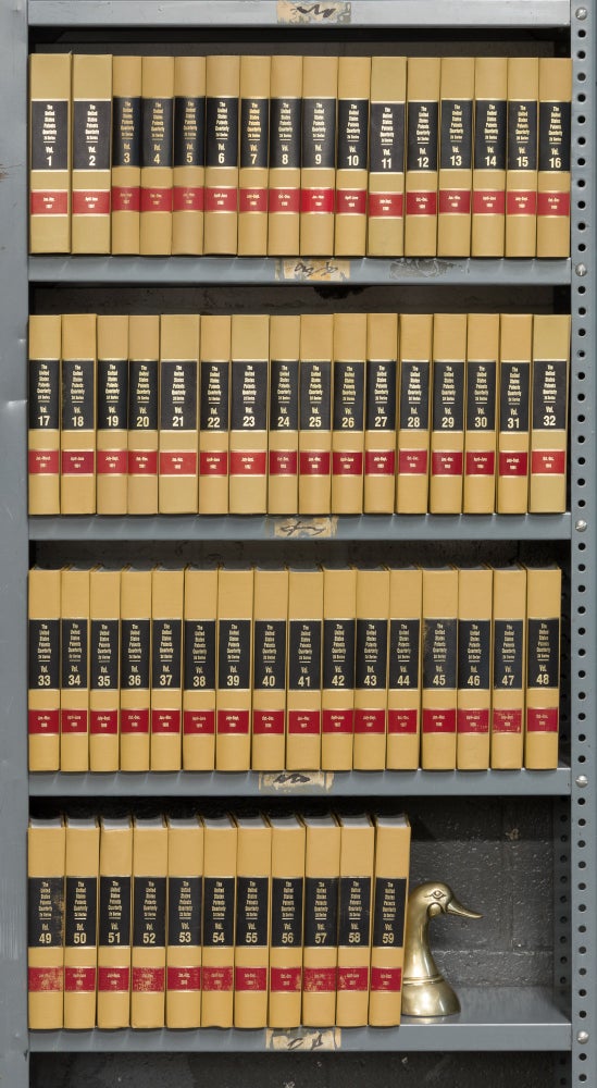 Item #58489 United States Patents Quarterly 2d series. Vols. 1 to 59 (1987-2001). Bureau of National Affairs.