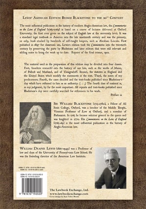 Commentaries on the Laws of England in Four Books, With Notes...