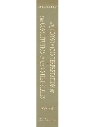An Economic Interpretation of the Constitution of the United States.