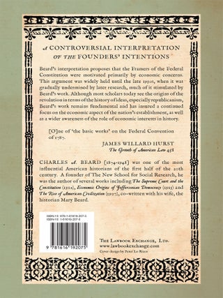 An Economic Interpretation of the Constitution of the United States.