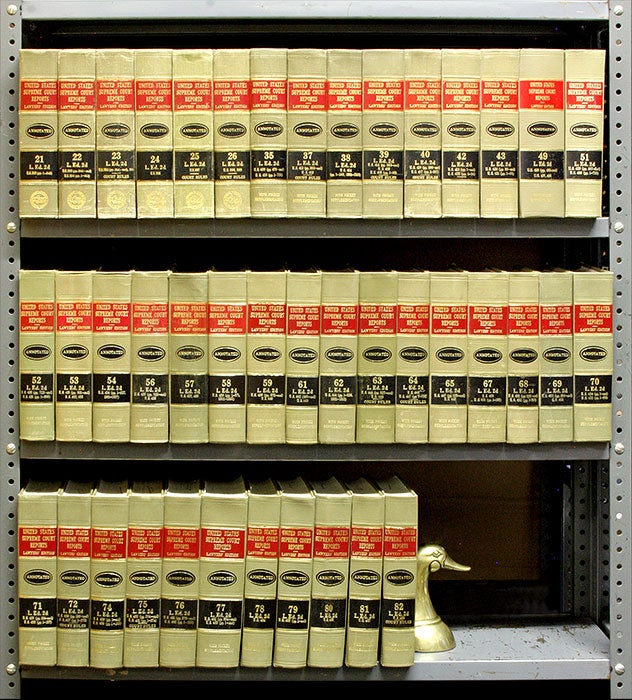 Item #58569 United States Supreme Court Reports, L.Ed 2d. 42 Vols. 8 linear feet. LexisNexis, Lawyers Cooperative Publishing Co.