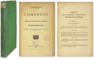 Item #58669 Codigo de Comercio de la Republica Oriental del Uruguay. Uruguay