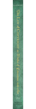 The Law of Copyright, In Works of Literature and Art; Including... PB