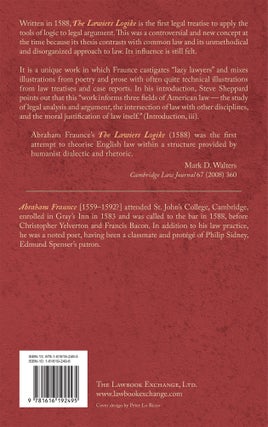 The Lawiers Logike, Exemplifying the Praecepts of Logike by the...