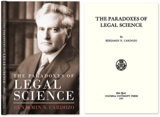 Item #59529 The Paradoxes of Legal Science. Benjamin N. Cardozo