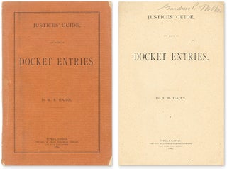 Item #59568 Justices' Guide, And Forms of Entries. W. R. Hazen