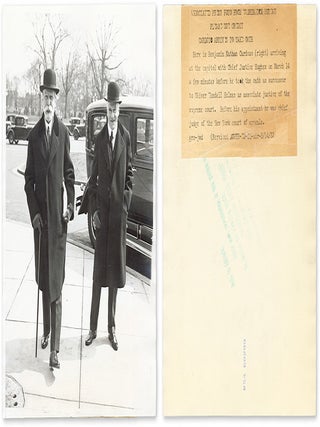 Nineteen (19) Black-and-White Press Photographs of Cardozo.