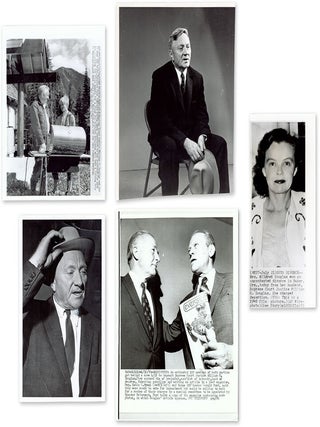 Item #59602 Five (5) Black-and-White Press Photographs of (Or Relating to) Douglas. William O....