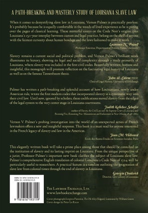 Through the Codes Darkly: Slave Law and Civil Law in Louisiana