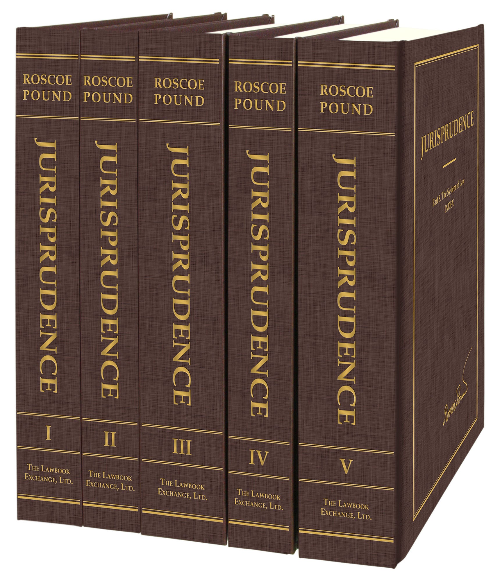 Jurisprudence. 5 Vols. Complete set | Roscoe Pound