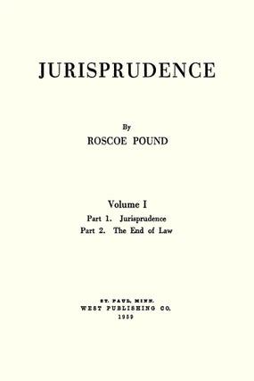 Jurisprudence. 5 Vols. Complete set.