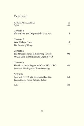 Through the Codes Darkly: Slave Law and Civil Law in Louisiana