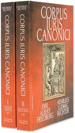 Item #60272 Corpus Iuris Juris Canonici-Editio Lipsiensis Secunda/Post Aemilii. Emil Albert...