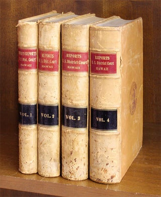 Item #60482 Hawaii. Reports of Causes Determined in the United States for the. Elizabeth H. Ryan,...