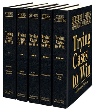 Item #60530 Trying Cases to Win. 5 Volumes. Complete set. Herbert Stern