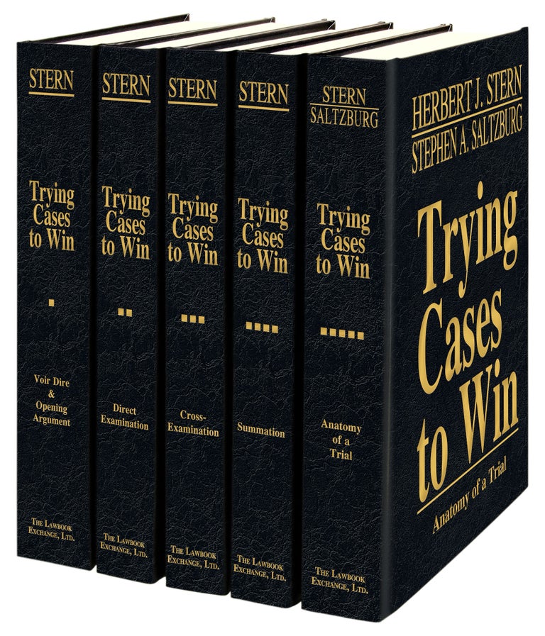 Item #60530 Trying Cases to Win. 5 Volumes. Complete set. Herbert Stern.
