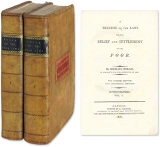 Item #60586 A Treatise of the Laws for the Relief and Settlement of the Poor 2 vol. Michael Nolan