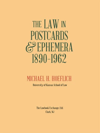 The Law in Postcards & Ephemera 1890-1962