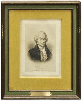 Item #60663 Etched Portrait of Oliver Ellsworth. Max Rosenthal
