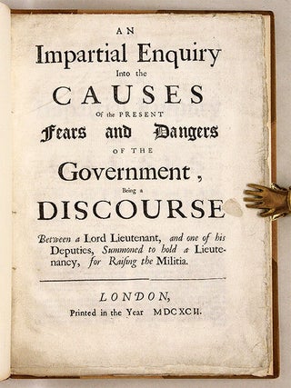 An Impartial Enquiry Into the Causes of the Present Fears and...