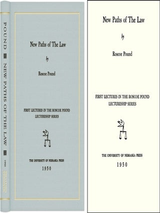 Item #60872 New Paths of the Law. Roscoe Pound