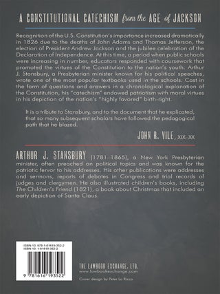 Elementary Catechism on the Constitution of the United States. For...