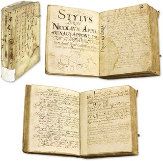 Item #61065 Pia Mentins Exercitia, c.1670. Manuscript, Nicholaum Appony de Nagy, Compiler