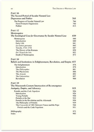 The Origins of Western Law from Athens to the Code Napoleon. 2 Vols.