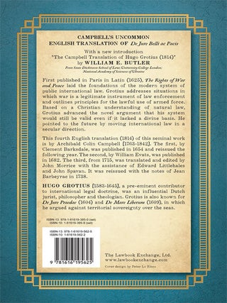 The Rights of War and Peace, Including the Law of Nature and of...