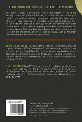 War: Its Conduct and Legal Results.