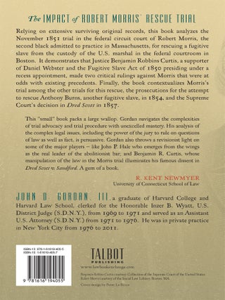 The Fugitive Slave Rescue Trial of Robert Morris