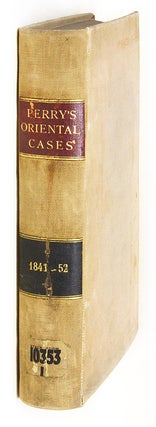 Item #62008 Cases Illustrative of Oriental Life, And the Application of English. Sir Erskine...