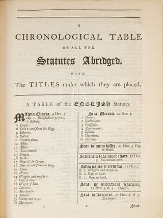 An Abridgement of the Statutes of Ireland, From the First Session...