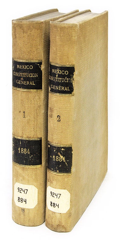 Item #62254 Coleccion que Comprende la Constitucion General de la Republica. Mexico, Constitution.