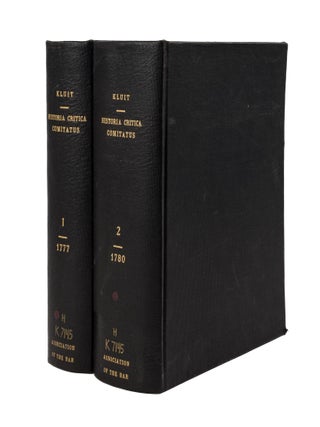 Historia Critica Comitatus Hollandiae et Zeelandiae ab Antiquissimis..