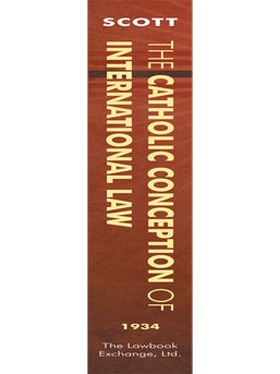 The Catholic Conception of International Law. Francisco de Vitoria...
