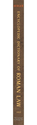 Encyclopedic Dictionary of Roman Law.