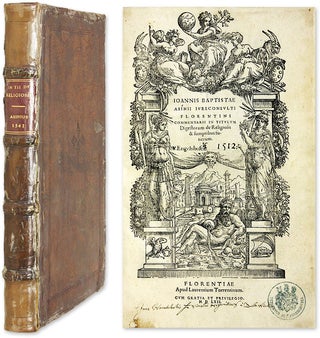 Item #62943 Commentarii in Titulum Digestorum De Religiosis & Sumptibus Funerum. Giovanni...