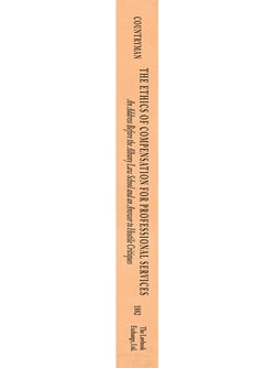 The Ethics of Compensation for Professional Services...
