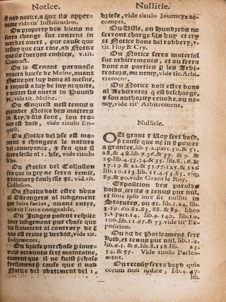 Un General Table, A Touts les Severall Livres de les Reports de la...