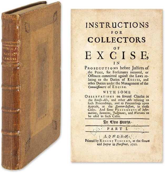 Item #63211 Instructions for Collectors of Excise In Prosecutions Before Justices. John Ellis.
