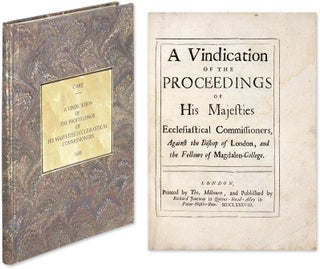 Item #63715 A Vindication of the Proceedings of His Majesties Ecclesiastical. Henry Care