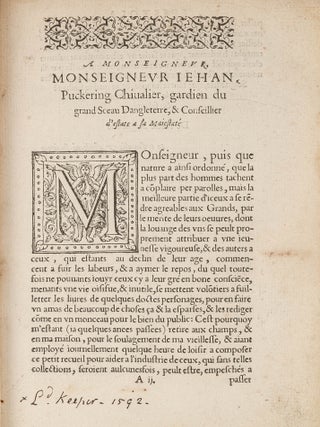 Item #63738 L'Authoritie et Iurisdiction des Courts de la Maiestie de la Roygne. Richard Crompton