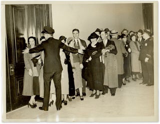 Item #63837 7" x 9" Photograph of People Waiting in Line to See Darrow Testify. Clarence Darrow
