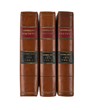 Item #64085 A General Digest of the Acts of the Legislatures of the Late. Francois-Xavier Martin